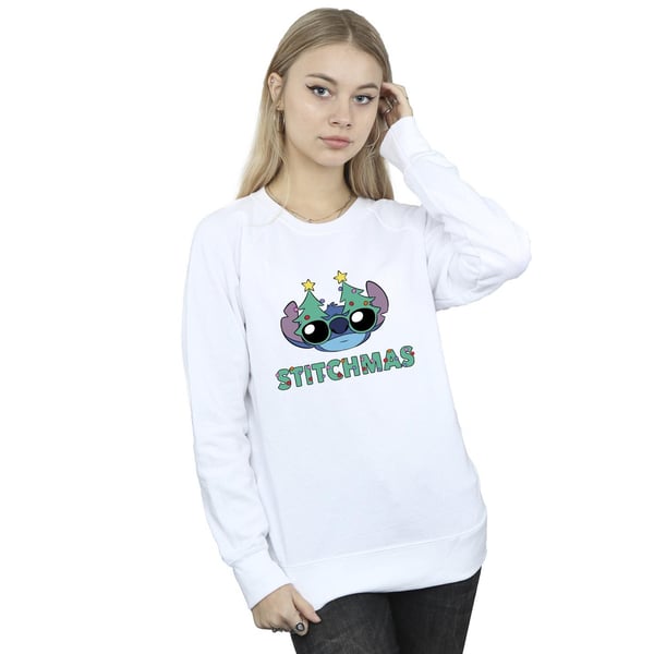 Disney Womens/Ladies Lilo & Stitch Stitchmas Glasses Sweatshirt