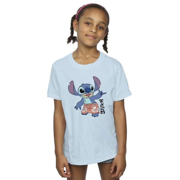 Disney Girls Lilo & Stitch Bermuda Shorts Cotton T-Shirt