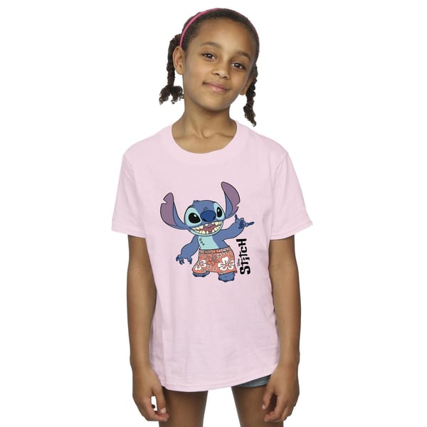 Disney Girls Lilo & Stitch Bermuda Shorts Cotton T-Shirt