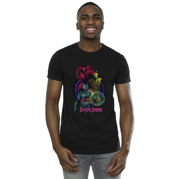Marvel Mens Doctor Strange Rainbow T-Shirt