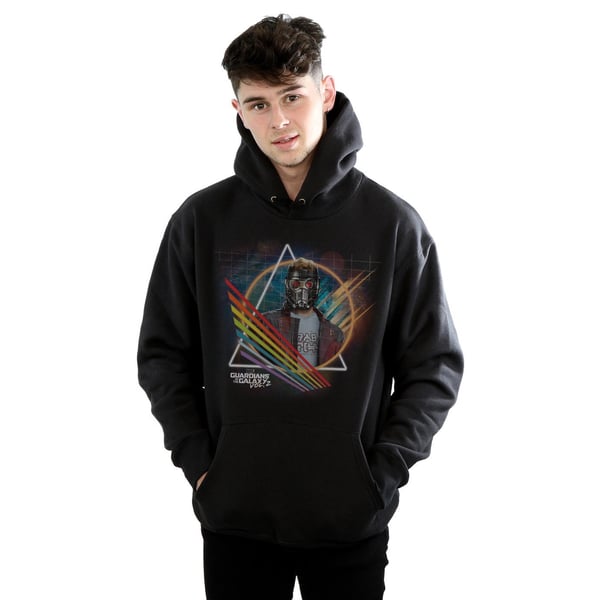 Marvel Mens Guardians Of The Galaxy Neon Star Lord Masked Hoodie