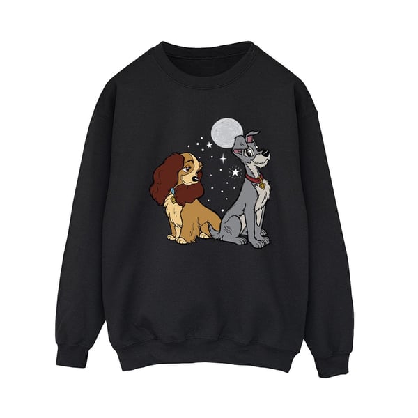 Disney Dam Lady Och Lufsen Måne Sweatshirt