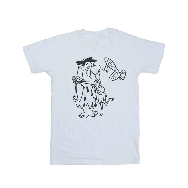 The Flintstones Womens/Ladies Fred and Wilma Kiss Cotton Boyfriend T-Shirt