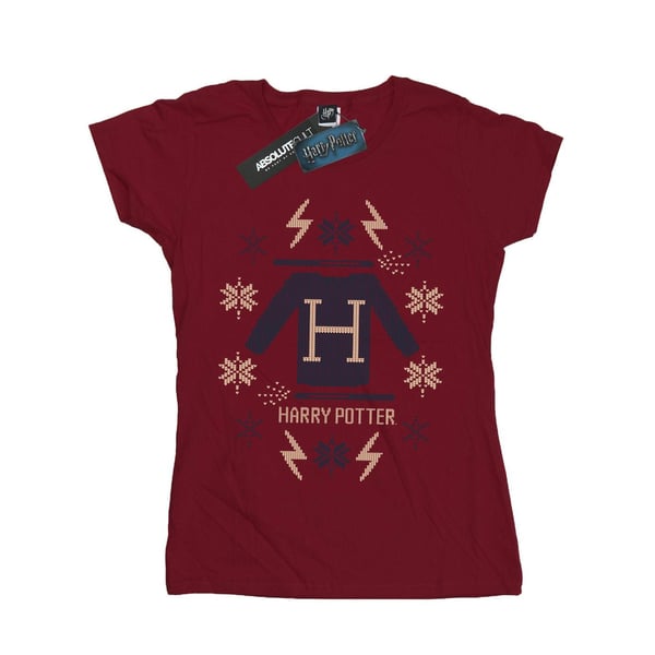 Harry Potter Womens/Ladies Christmas Knit Cotton T-Shirt