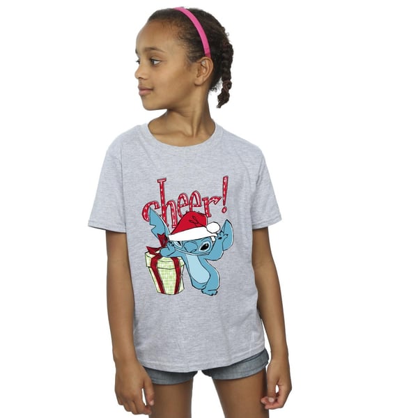 Disney Girls Lilo And Stitch Cheer Cotton T-Shirt