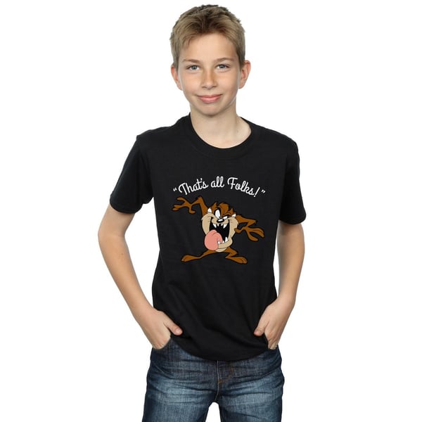 Looney Tunes Pojkar Taz That´s All Folks T-shirt