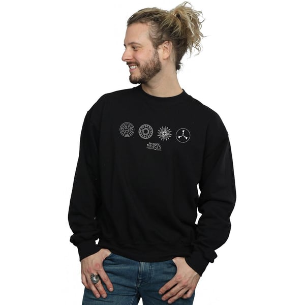 Fantastic Beasts Mens Circular Icons Sweatshirt