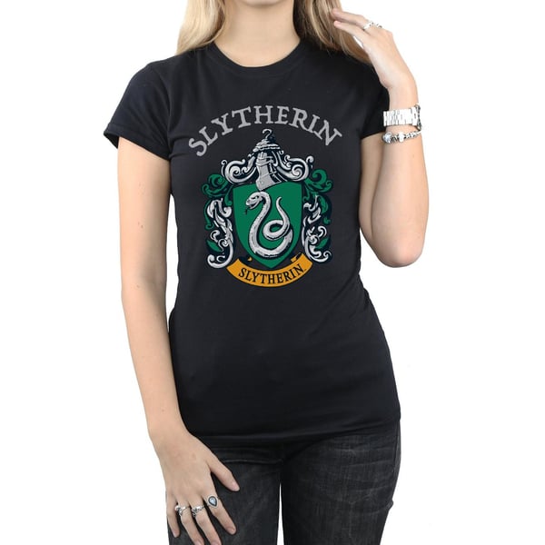 Harry Potter Womens/Ladies Slytherin Crest Cotton T-Shirt