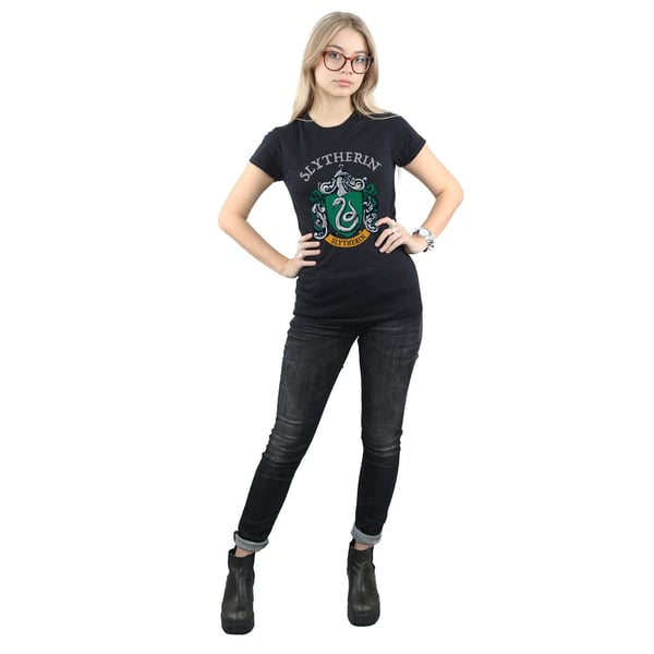 Harry Potter Womens/Ladies Slytherin Crest Cotton T-Shirt