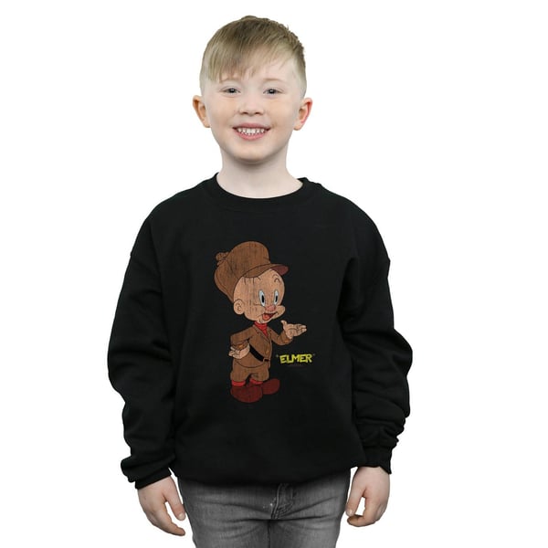 Looney Tunes Boys Elmer Fudd Distressed Sweatshirt