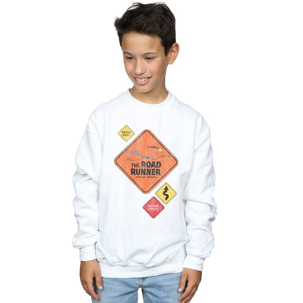 Looney Tunes Boys Road Runner Road Sign Sweatshirt