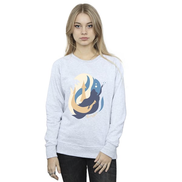 Disney Womens/Ladies The Little Mermaid Colour Silhouettes Sweatshirt