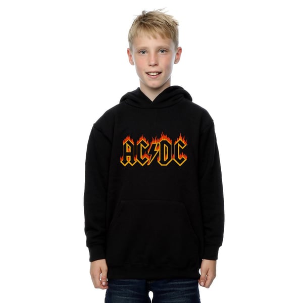 AC/DC Boys Flames Logo Hoodie