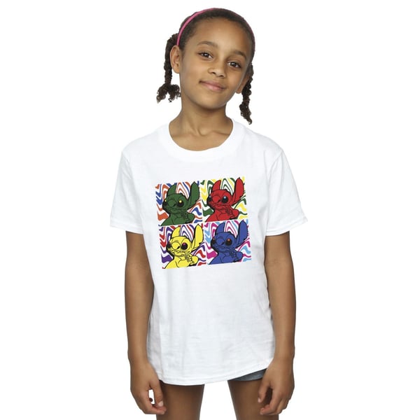 Disney Girls Lilo & Stitch Pop Art Cotton T-Shirt