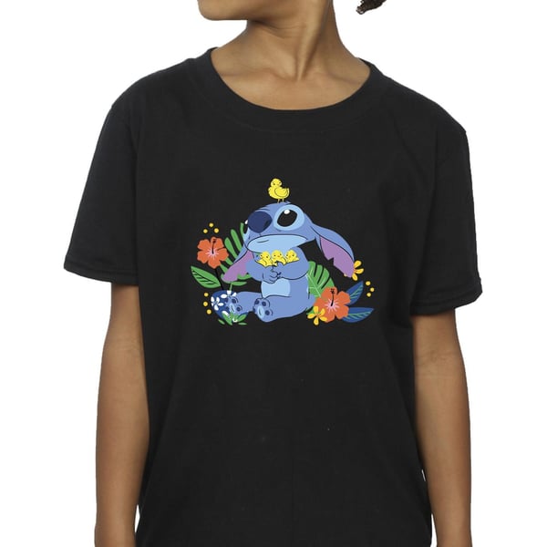 Disney Girls Lilo & Stitch Birds Cotton T-Shirt