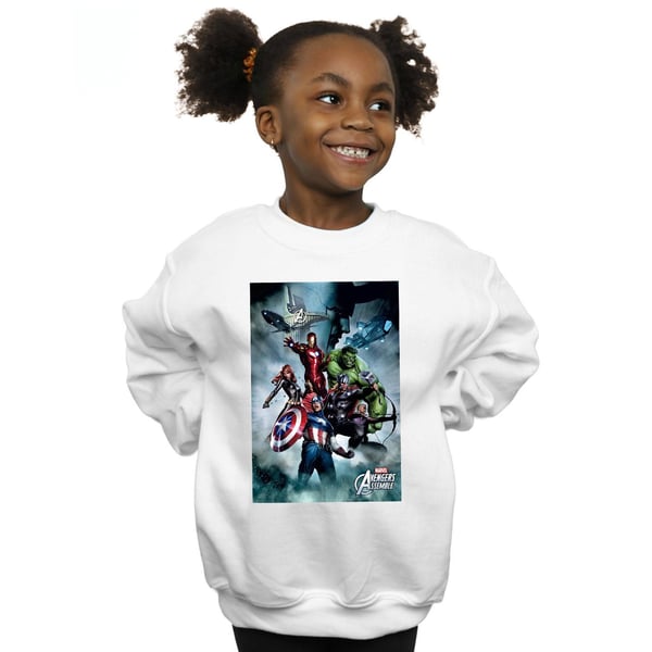 Marvel Girls Avengers Team Montage Sweatshirt