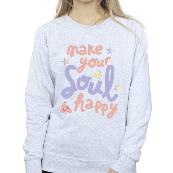 Disney Womens/Ladies The Little Mermaid Happy Sweatshirt