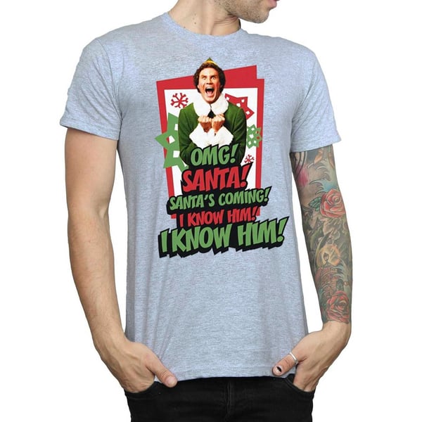 Elf Mens OMG Santa T-Shirt
