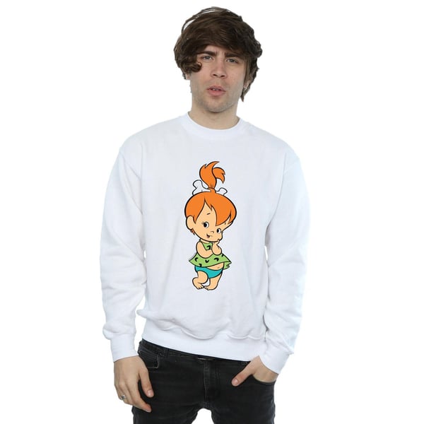 The Flintstones Mens Pebbles Flintstone Sweatshirt