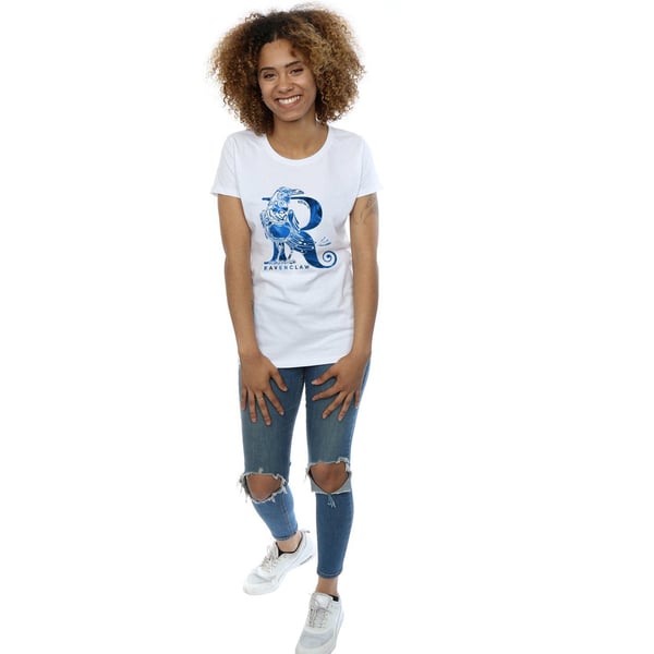 Harry Potter Womens/Ladies Ravenclaw Raven Cotton T-Shirt