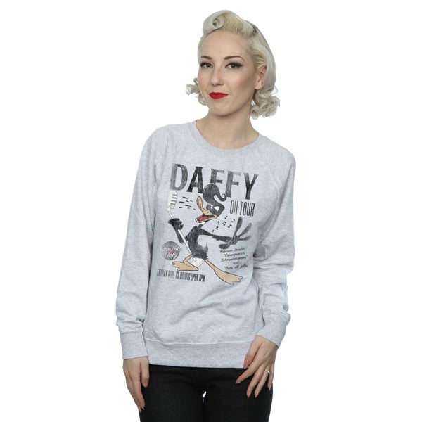 Looney Tunes Womens/Ladies Daffy Duck Concert Sweatshirt