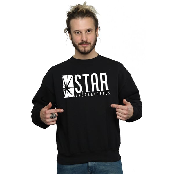 DC Comics Mens The Flash STAR Labs Sweatshirt