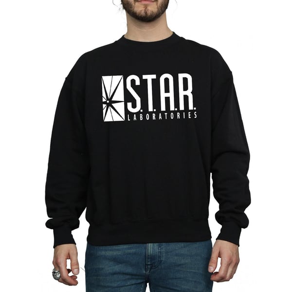 DC Comics Mens The Flash STAR Labs Sweatshirt