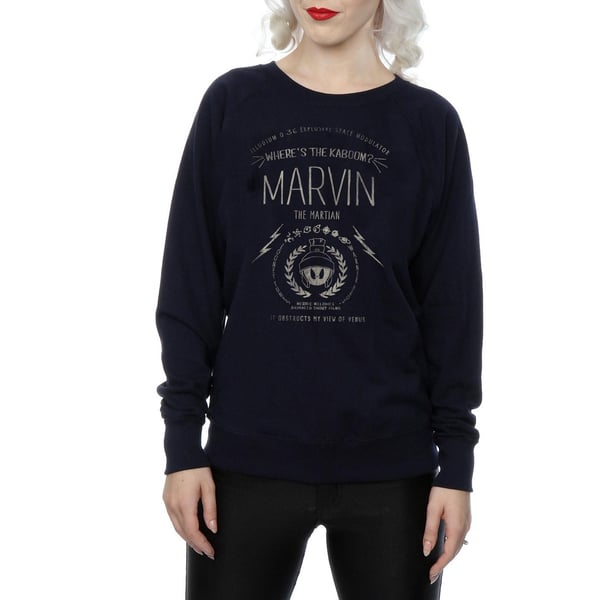 Looney Tunes Womens/Ladies Marvin The Martian Where´s The Kaboom Sweatshirt