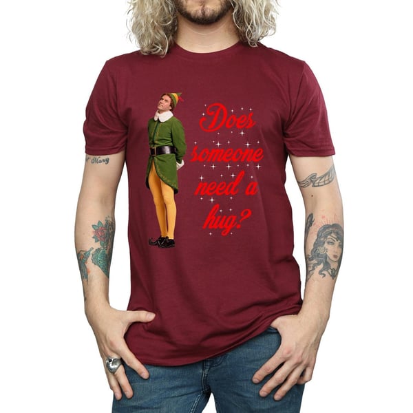 Elf Mens Hug Buddy T-Shirt