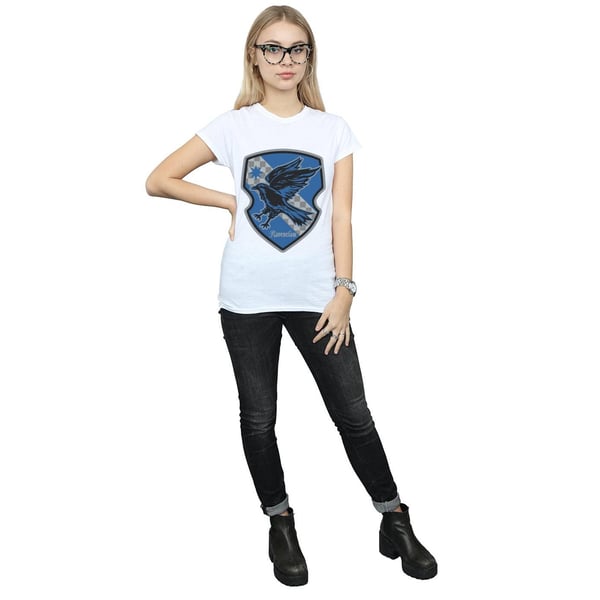 Harry Potter Womens/Ladies Ravenclaw Crest Flat Cotton T-Shirt