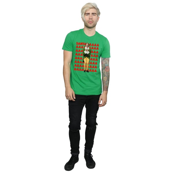 Elf Mens Buddy Santa Scream T-Shirt
