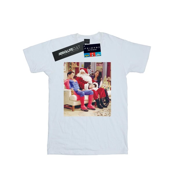 Friends Womens/Ladies Couch Santa Cotton Boyfriend T-Shirt