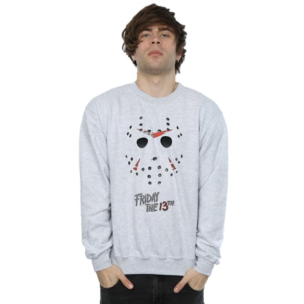 Friday 13th Mens Jason Hockey Mask Sweatshirt