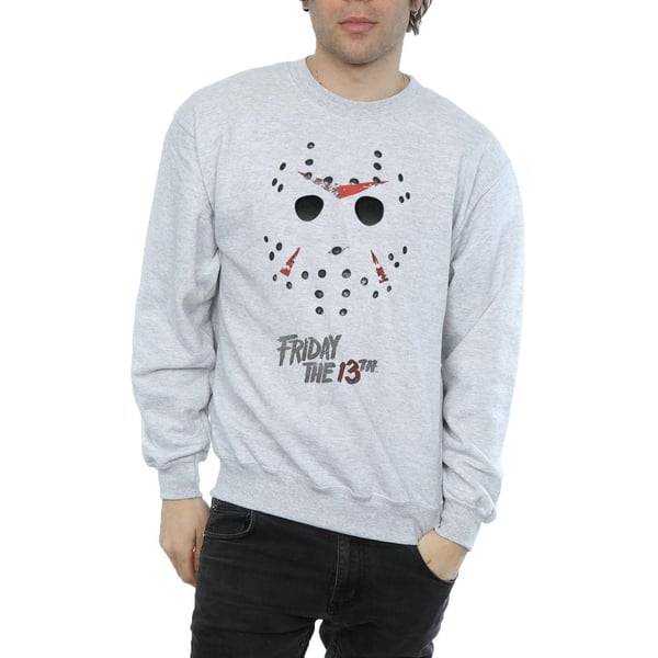 Friday 13th Mens Jason Hockey Mask Sweatshirt
