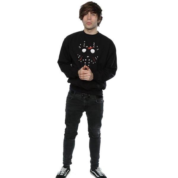 Friday 13th Mens Jason Hockey Mask Sweatshirt