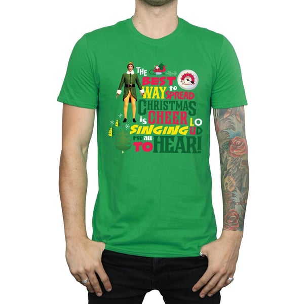 Elf Mens Christmas Cheer T-Shirt