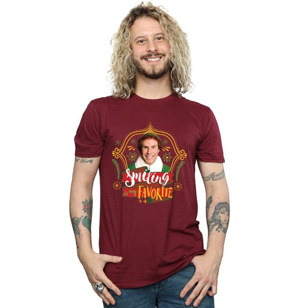 Elf Mens Buddy Smiling T-Shirt