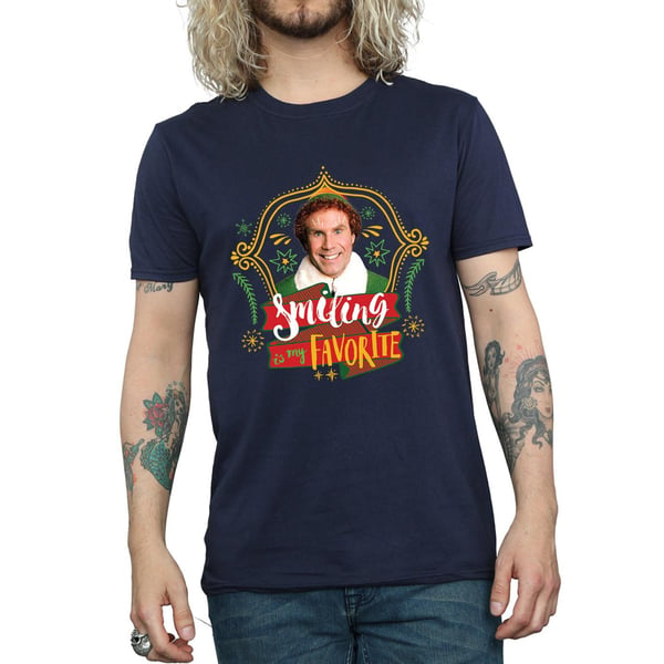 Elf Mens Buddy Smiling T-Shirt