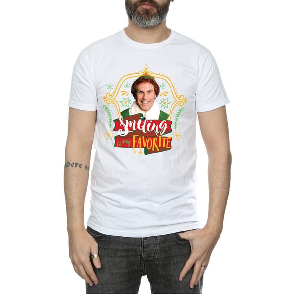 Elf Mens Buddy Smiling T-Shirt