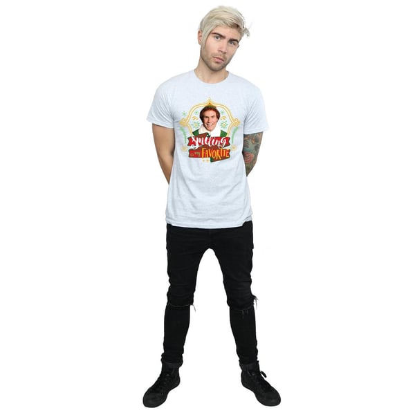 Elf Mens Buddy Smiling T-Shirt