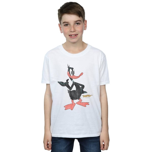 Looney Tunes Boys Daffy Duck Distressed T-Shirt