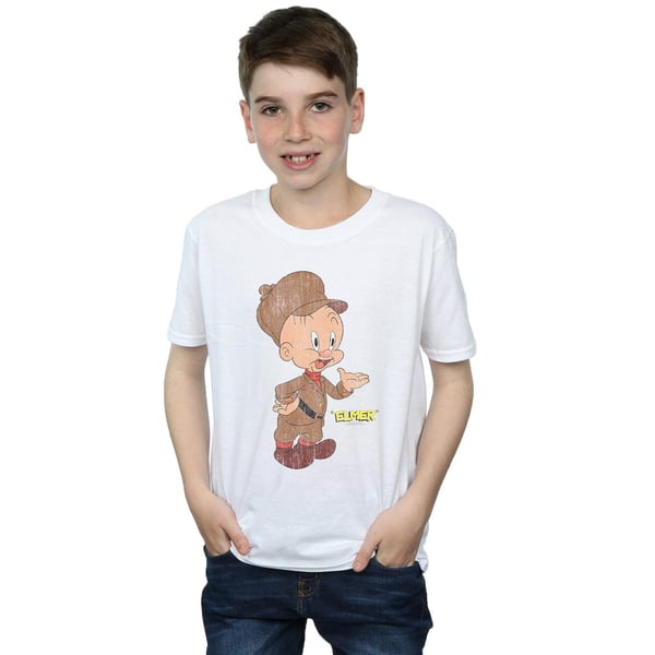 Looney Tunes Boys Elmer Fudd Distressed T-Shirt