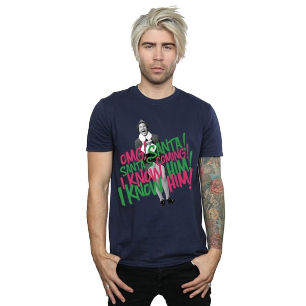 Elf Mens Santa´s Coming T-Shirt