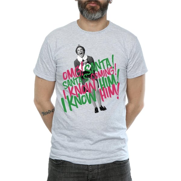 Elf Mens Santa´s Coming T-Shirt