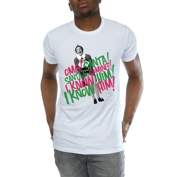 Elf Mens Santa´s Coming T-Shirt