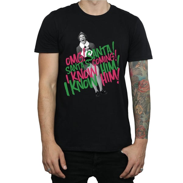 Elf Mens Santa´s Coming T-Shirt