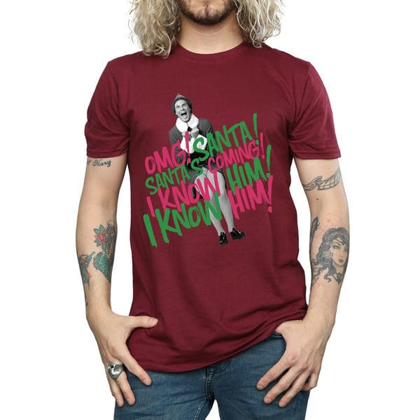 Elf Mens Santa´s Coming T-Shirt