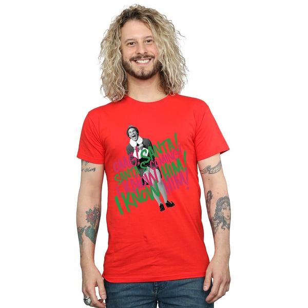 Elf Mens Santa´s Coming T-Shirt
