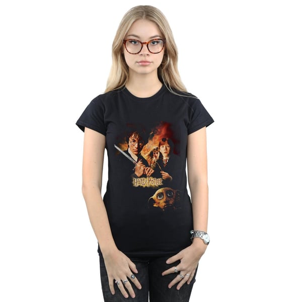 Harry Potter Womens/Ladies Chamber Of Secrets Poster Cotton T-Shirt