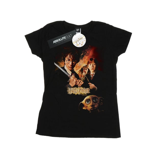 Harry Potter Womens/Ladies Chamber Of Secrets Poster Cotton T-Shirt